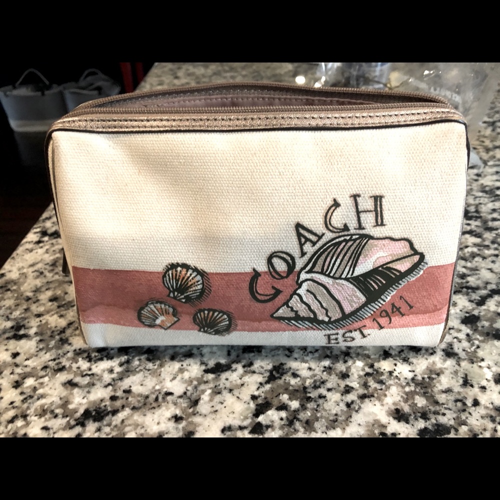 Coach Seashore Cosmetic Pouch